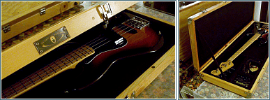Dr. ZEE Workshop Hand-Crafted Custom Case for Fender J-Bass Guitar Project